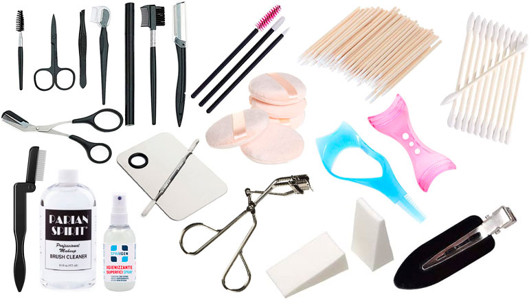 accessori kit make up artist